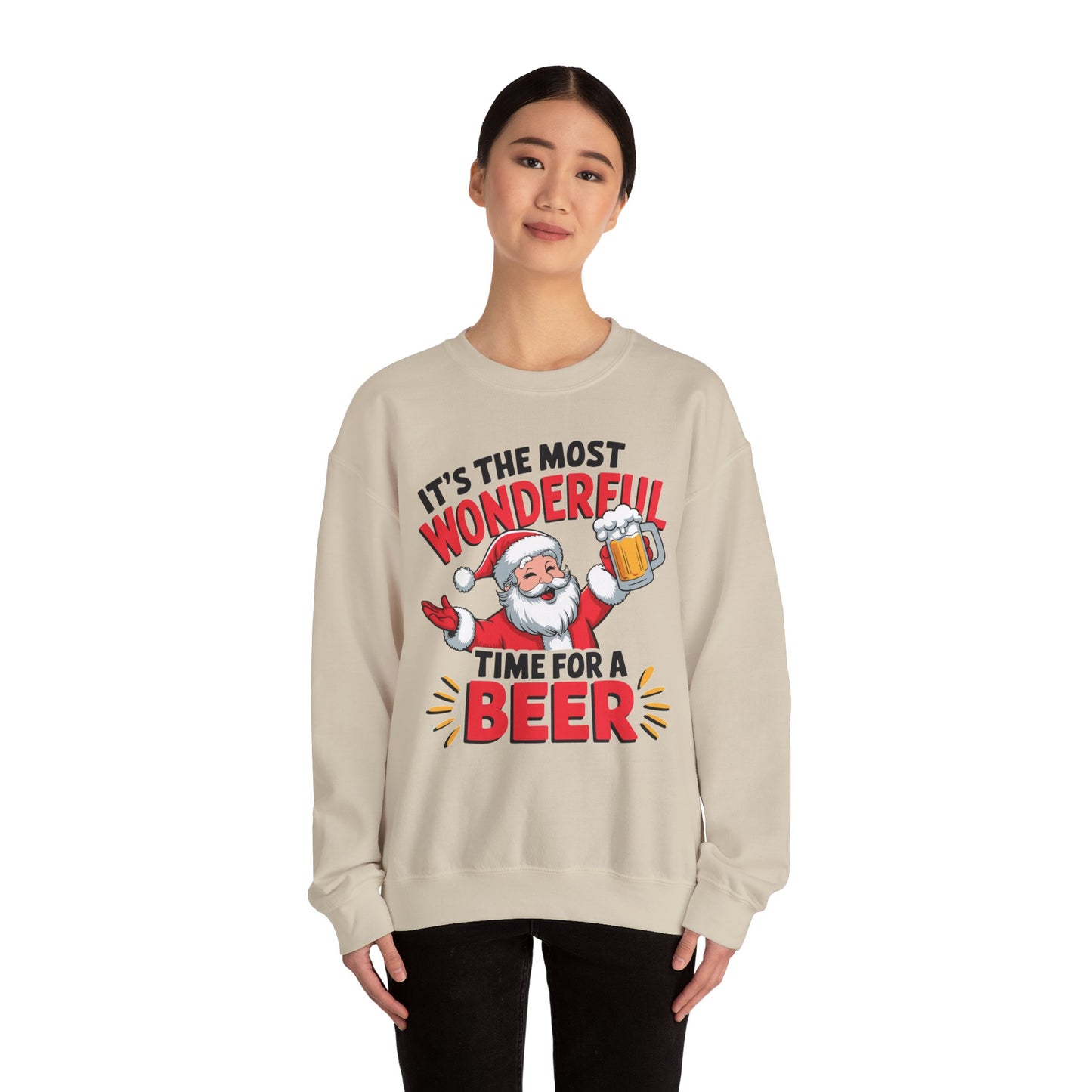 It's The Most Wonderful Time for a Beer Christmas Sweatshirt