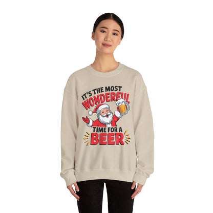 It's The Most Wonderful Time for a Beer Christmas Sweatshirt