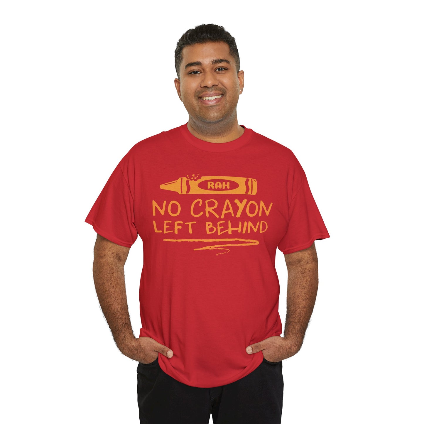 USMC No Crayon Left Behind Unisex Cotton Tee