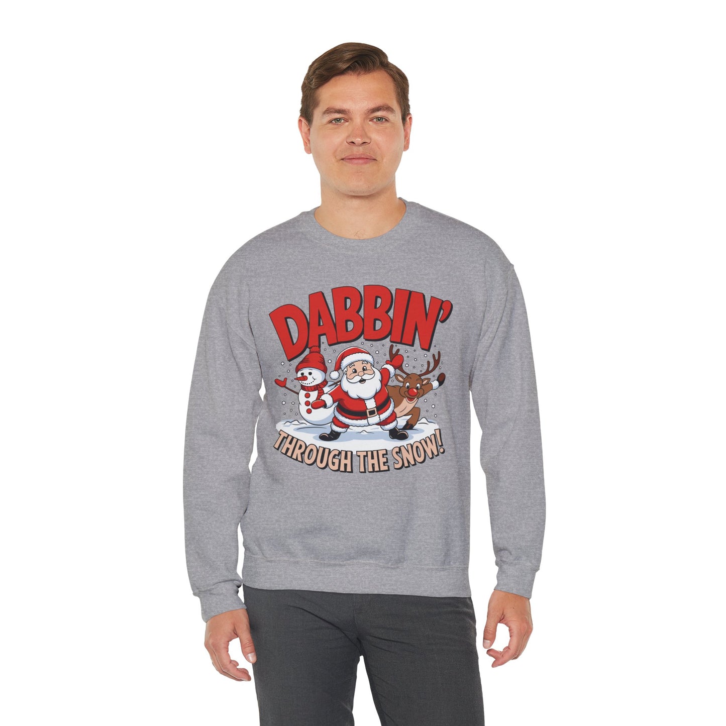 Dabbin' Through The Snow Christmas Sweatshirt