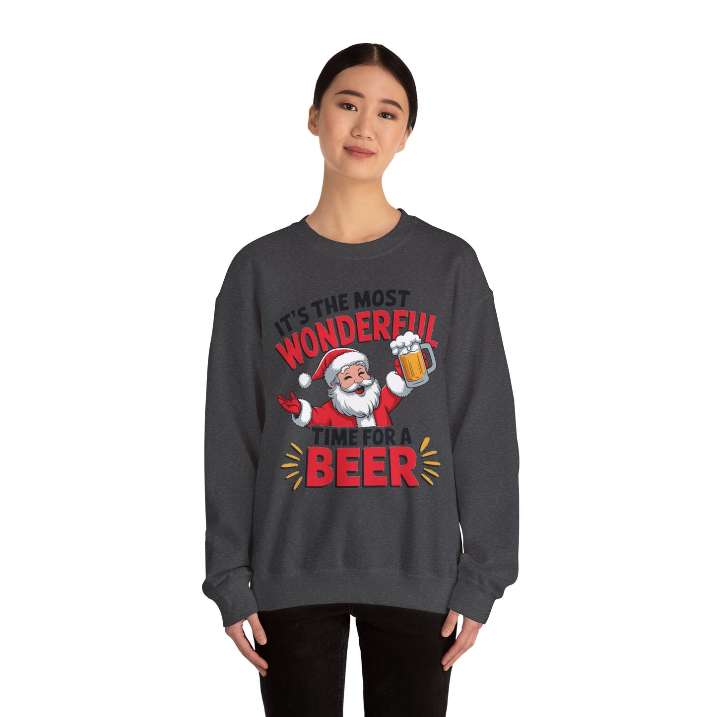 It's The Most Wonderful Time for a Beer Christmas Sweatshirt