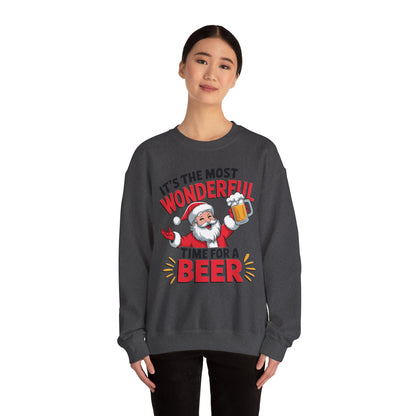 It's The Most Wonderful Time for a Beer Christmas Sweatshirt