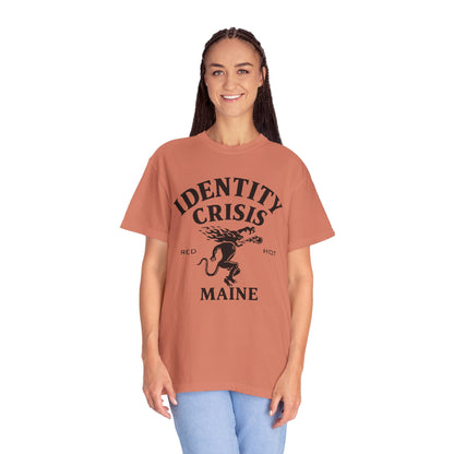 Unisex Identity Crisis T-shirt Fireball Edition