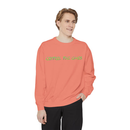 Unisex Sweatshirt - Control the Chaos, Drift Therapy, Casual Wear, Gift for Car Lovers, Everyday Comfort, Streetwear Style