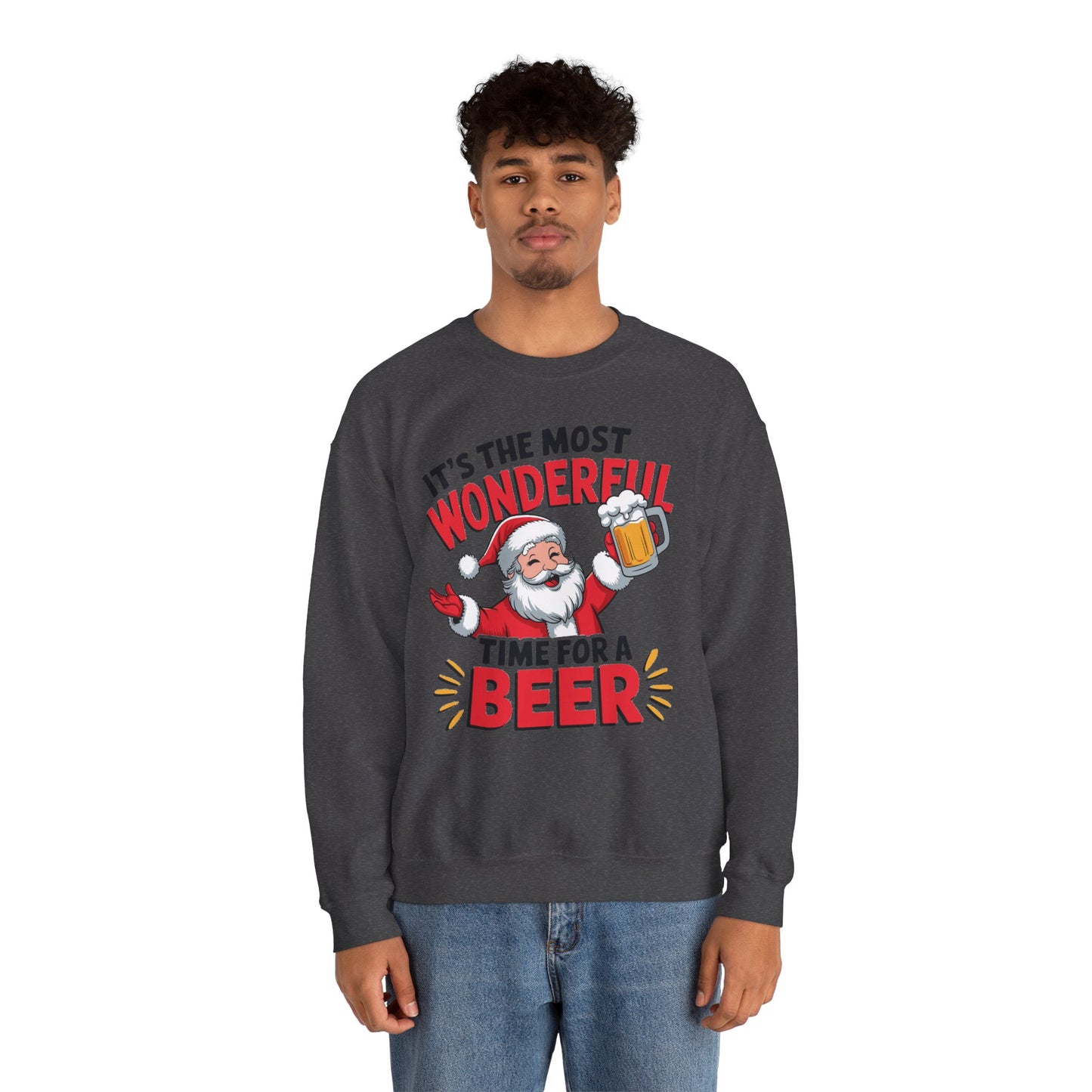 It's The Most Wonderful Time for a Beer Christmas Sweatshirt