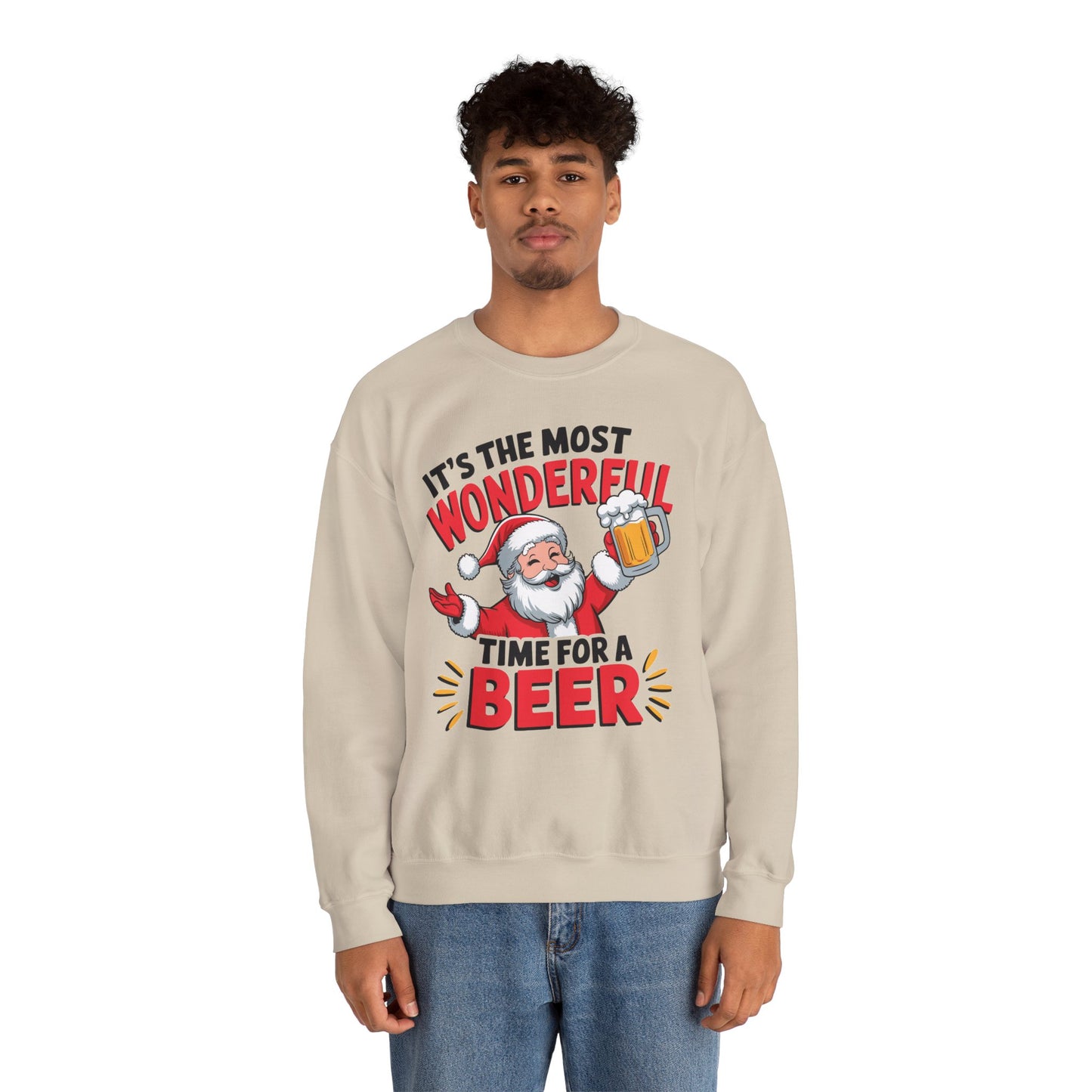 It's The Most Wonderful Time for a Beer Christmas Sweatshirt