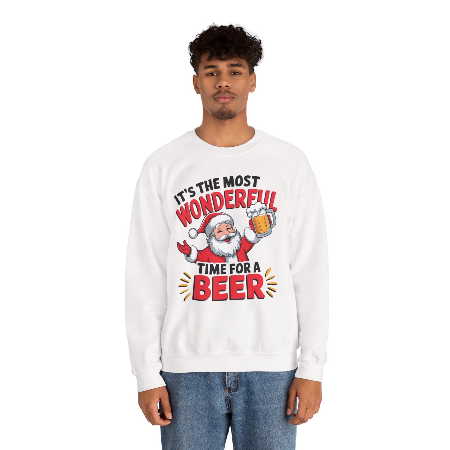 It's The Most Wonderful Time for a Beer Christmas Sweatshirt