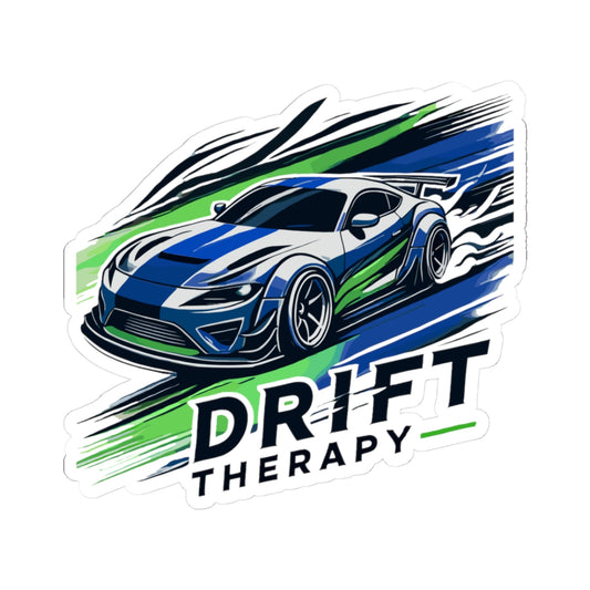 Drift Therapy Stickers - Perfect for Car Enthusiasts, Race Fans, Bumper Decor, Laptop or Water Bottle, Gift for Motorsports Lovers