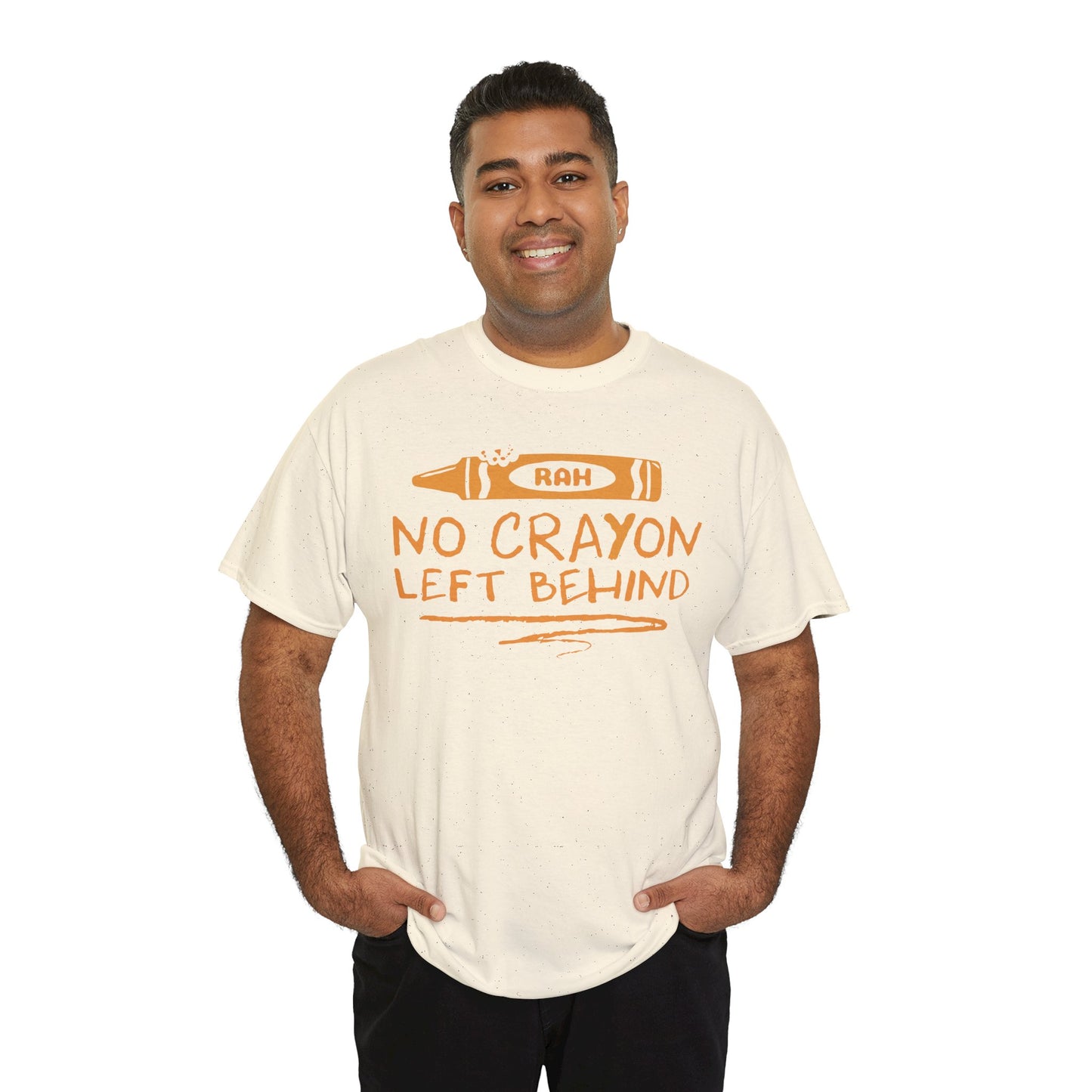 USMC No Crayon Left Behind Unisex Cotton Tee