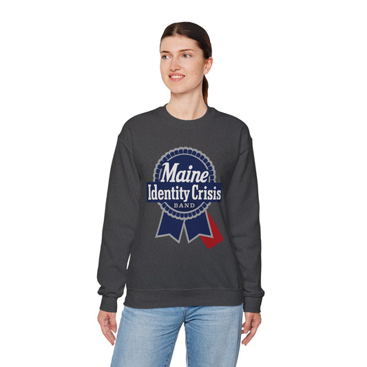 Identity Crisis Unisex Crewneck Sweatshirt Pabst Blue Ribbon Edition