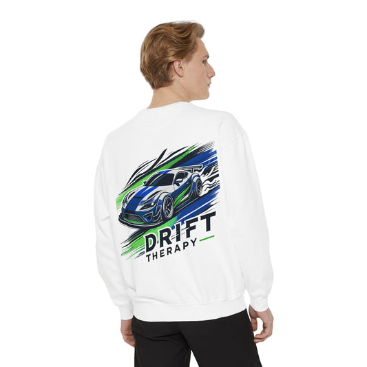 Unisex Sweatshirt - Control the Chaos, Drift Therapy, Casual Wear, Gift for Car Lovers, Everyday Comfort, Streetwear Style