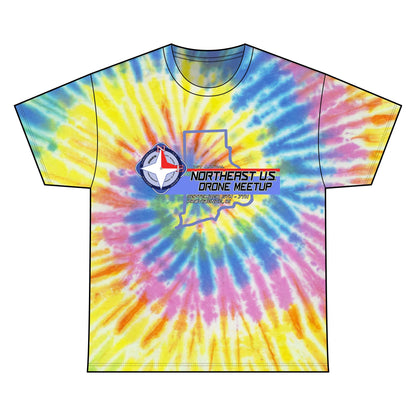 Inaugural Northeast Drone Meetup Unisex Tie Dye Cotton Tee