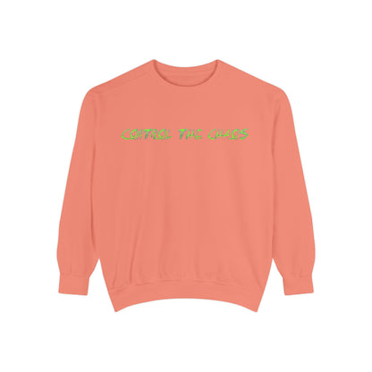 Unisex Sweatshirt - Control the Chaos, Drift Therapy, Casual Wear, Gift for Car Lovers, Everyday Comfort, Streetwear Style