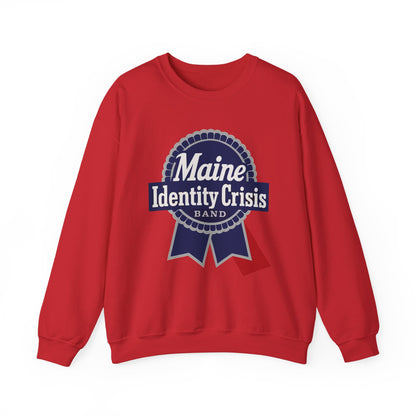 Identity Crisis Unisex Crewneck Sweatshirt Pabst Blue Ribbon Edition