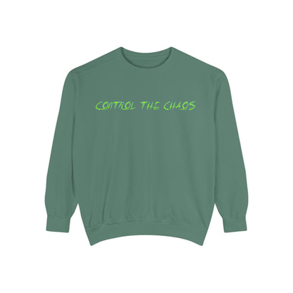 Unisex Sweatshirt - Control the Chaos, Drift Therapy, Casual Wear, Gift for Car Lovers, Everyday Comfort, Streetwear Style