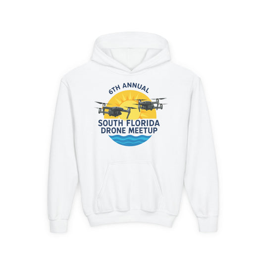 6th Annual South Florida Drone Meetup Light Colored Youth Hoodie