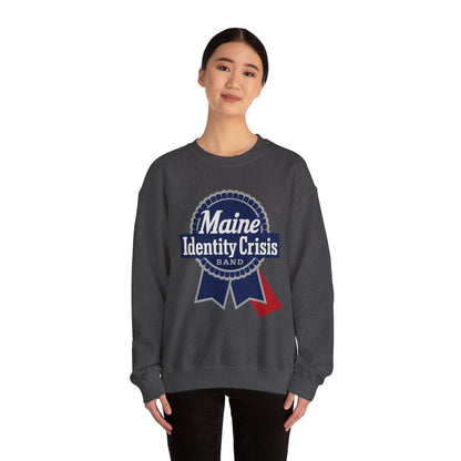 Identity Crisis Unisex Crewneck Sweatshirt Pabst Blue Ribbon Edition