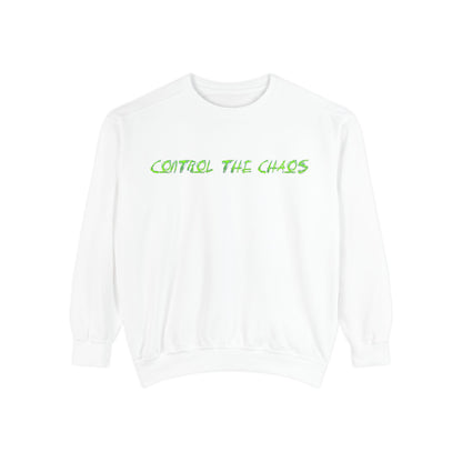 Unisex Sweatshirt - Control the Chaos, Drift Therapy, Casual Wear, Gift for Car Lovers, Everyday Comfort, Streetwear Style
