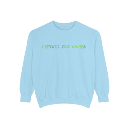Unisex Sweatshirt - Control the Chaos, Drift Therapy, Casual Wear, Gift for Car Lovers, Everyday Comfort, Streetwear Style