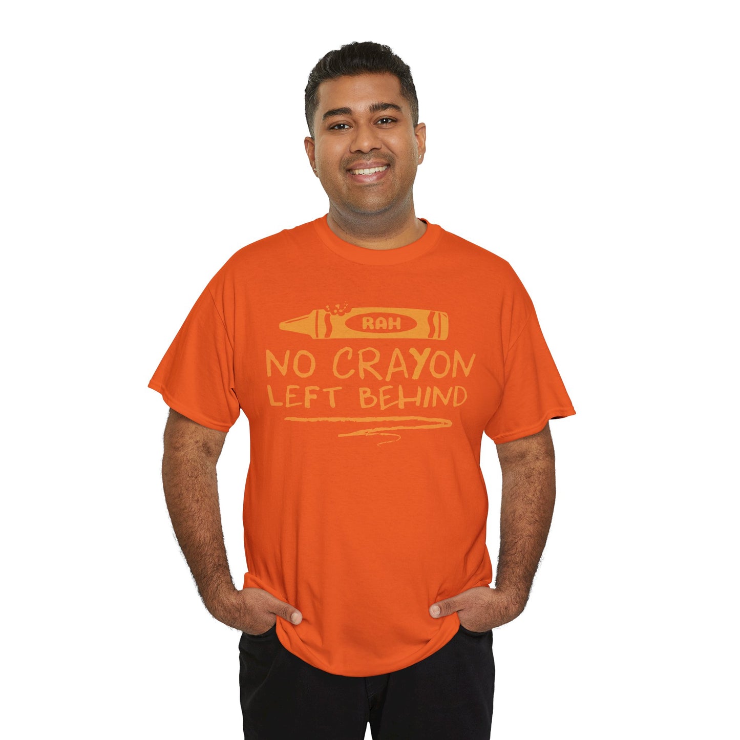 USMC No Crayon Left Behind Unisex Cotton Tee