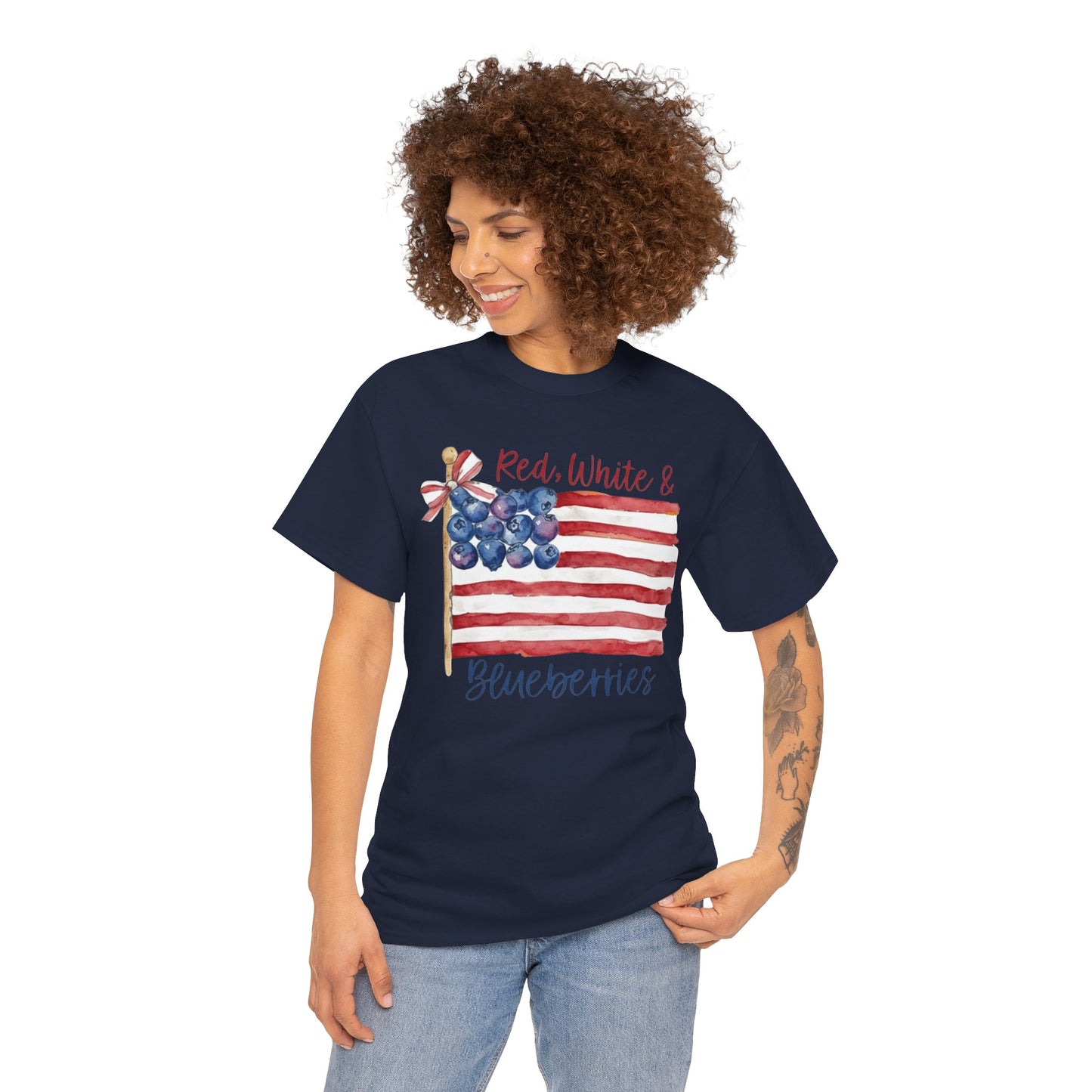 Red, White & Blueberries Tee