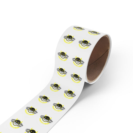 Identity Crisis Round Sticker Rolls