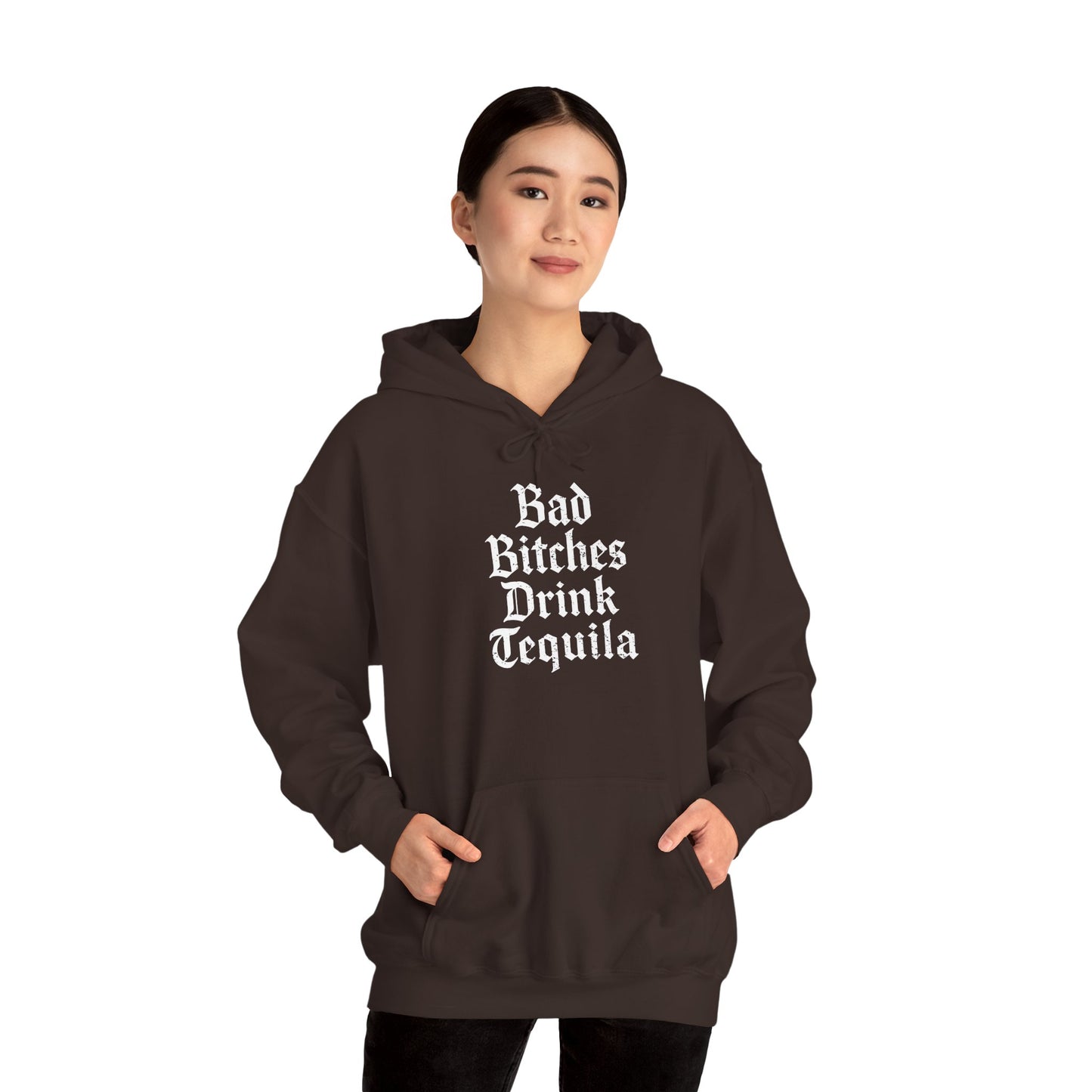 Bad Bitches Drink Tequila Hoodie for Fun Nights Out