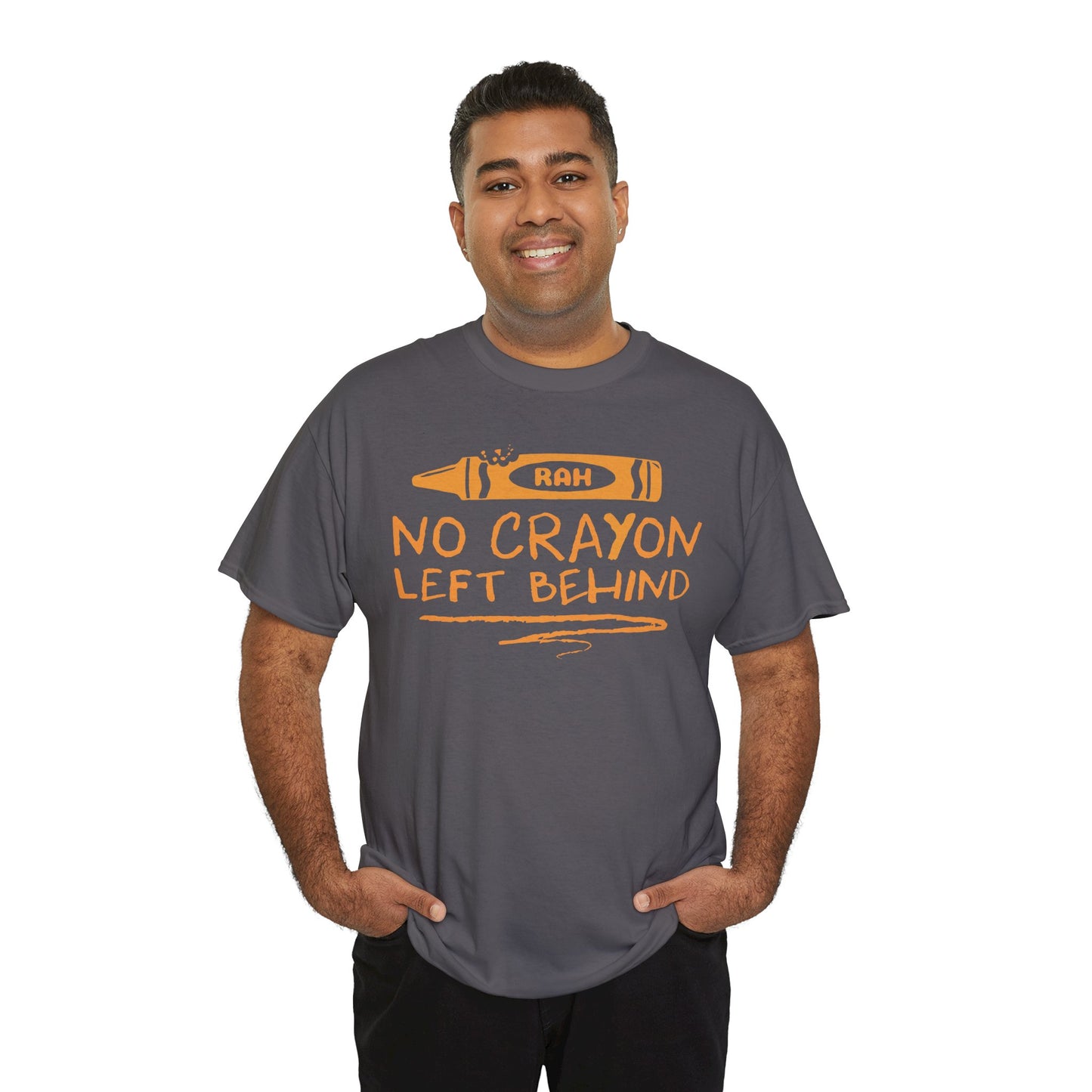 USMC No Crayon Left Behind Unisex Cotton Tee