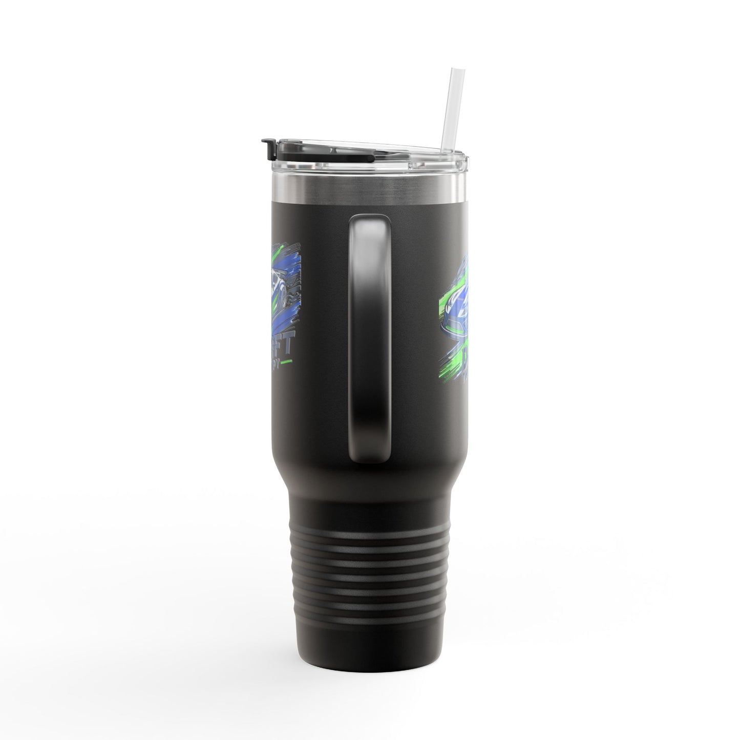 Drift Therapy Insulated Travel Mug | 40oz | Car Enthusiast Gift | Perfect for Road Trips, Coffee Lovers, Sports Fans, Outdoors