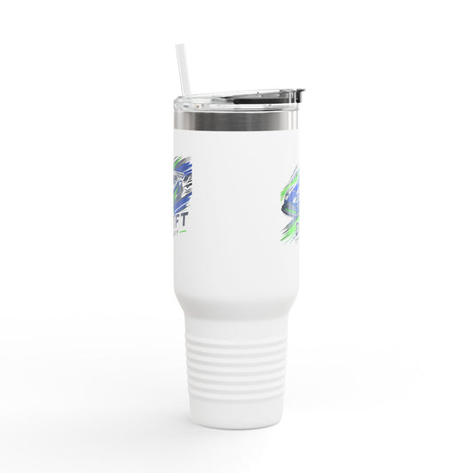 Drift Therapy Insulated Travel Mug | 40oz | Car Enthusiast Gift | Perfect for Road Trips, Coffee Lovers, Sports Fans, Outdoors
