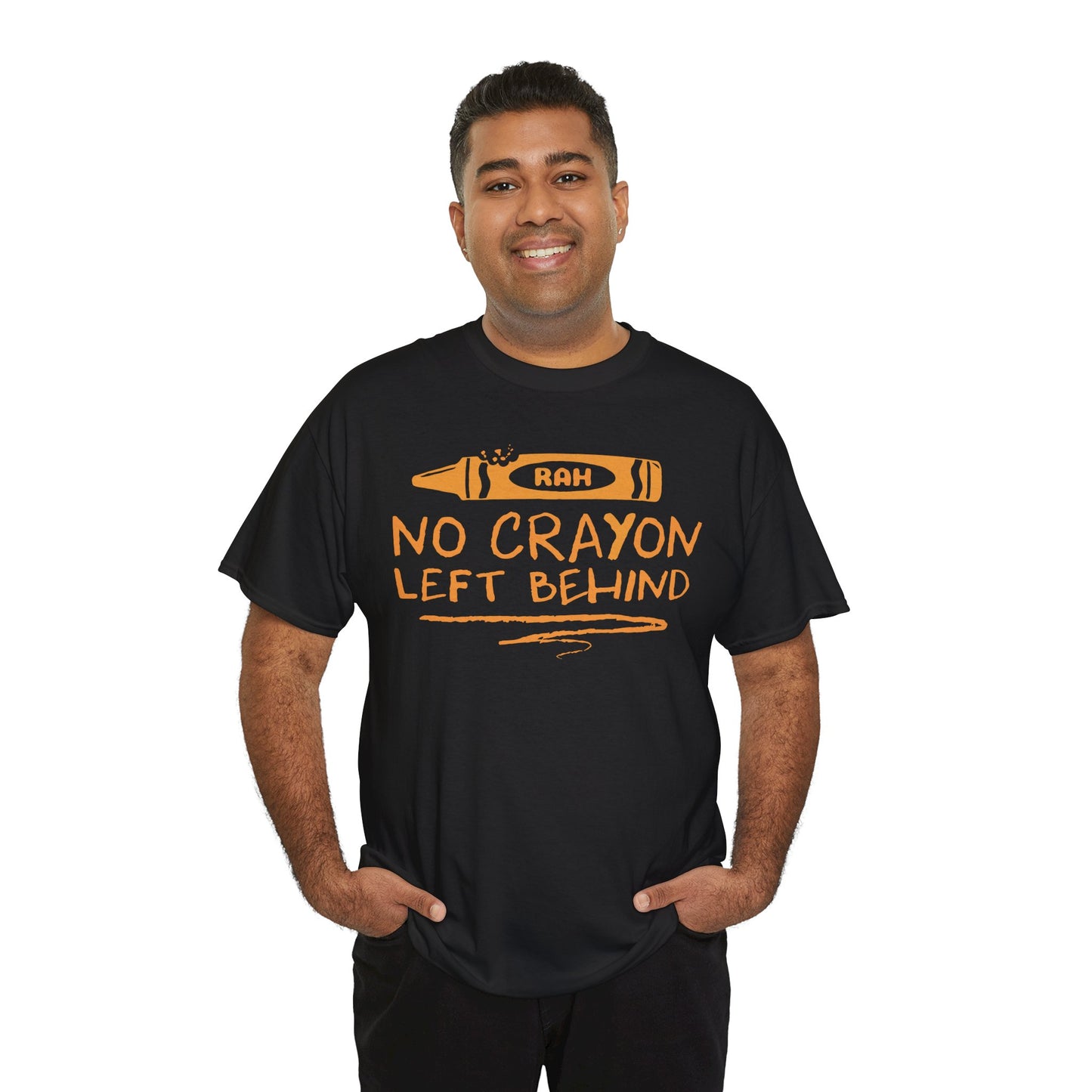 USMC No Crayon Left Behind Unisex Cotton Tee