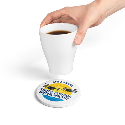 6th Annual South Florida Drone Meetup Ceramic Coaster
