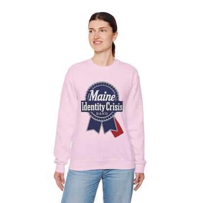 Identity Crisis Unisex Crewneck Sweatshirt Pabst Blue Ribbon Edition