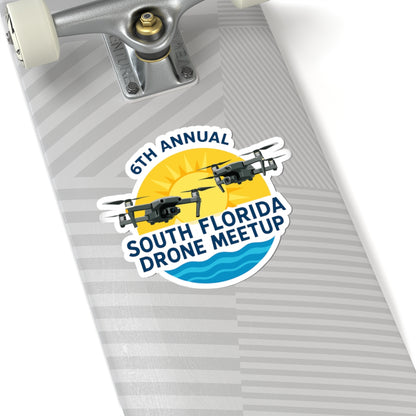 6th Annual South Florida Drone Meetup Kiss-Cut Stickers