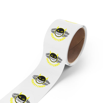 Identity Crisis Round Sticker Rolls