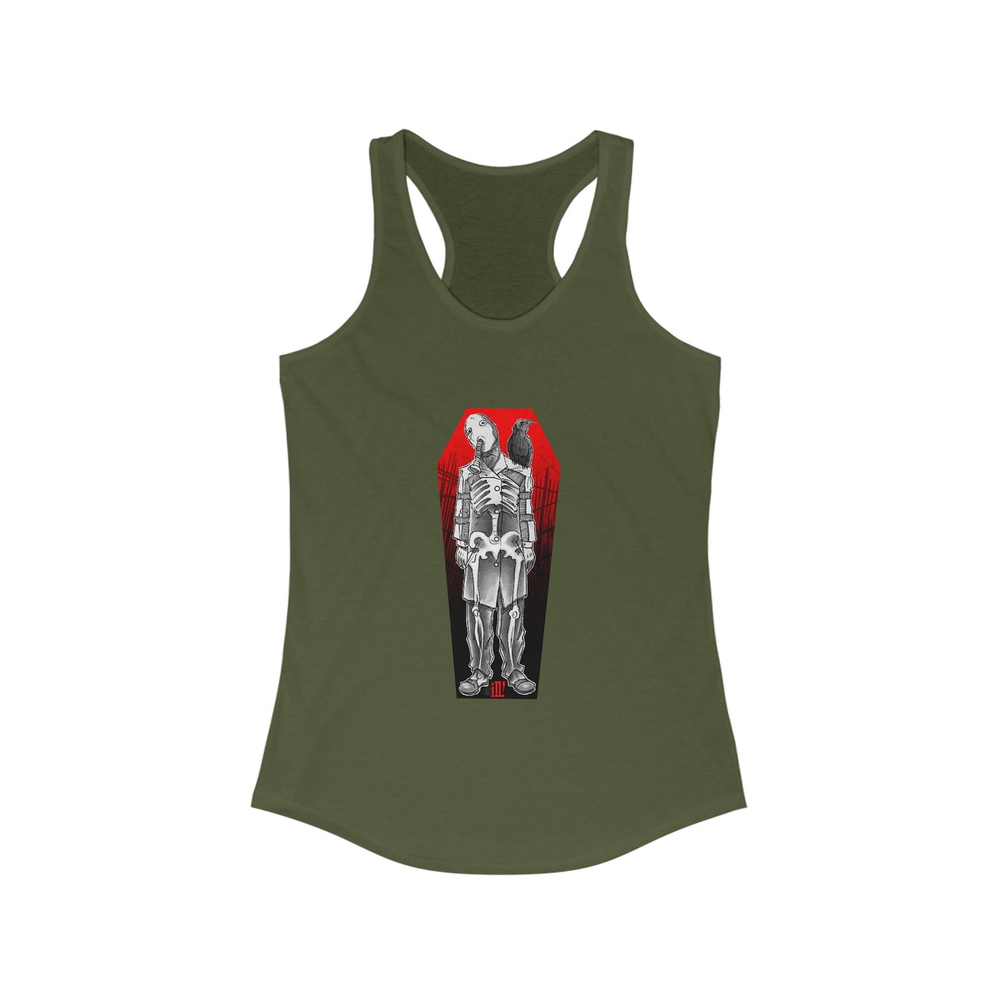 Ill! Artestry Coffin Dr. Nightmare Women's Racerback Tank Top