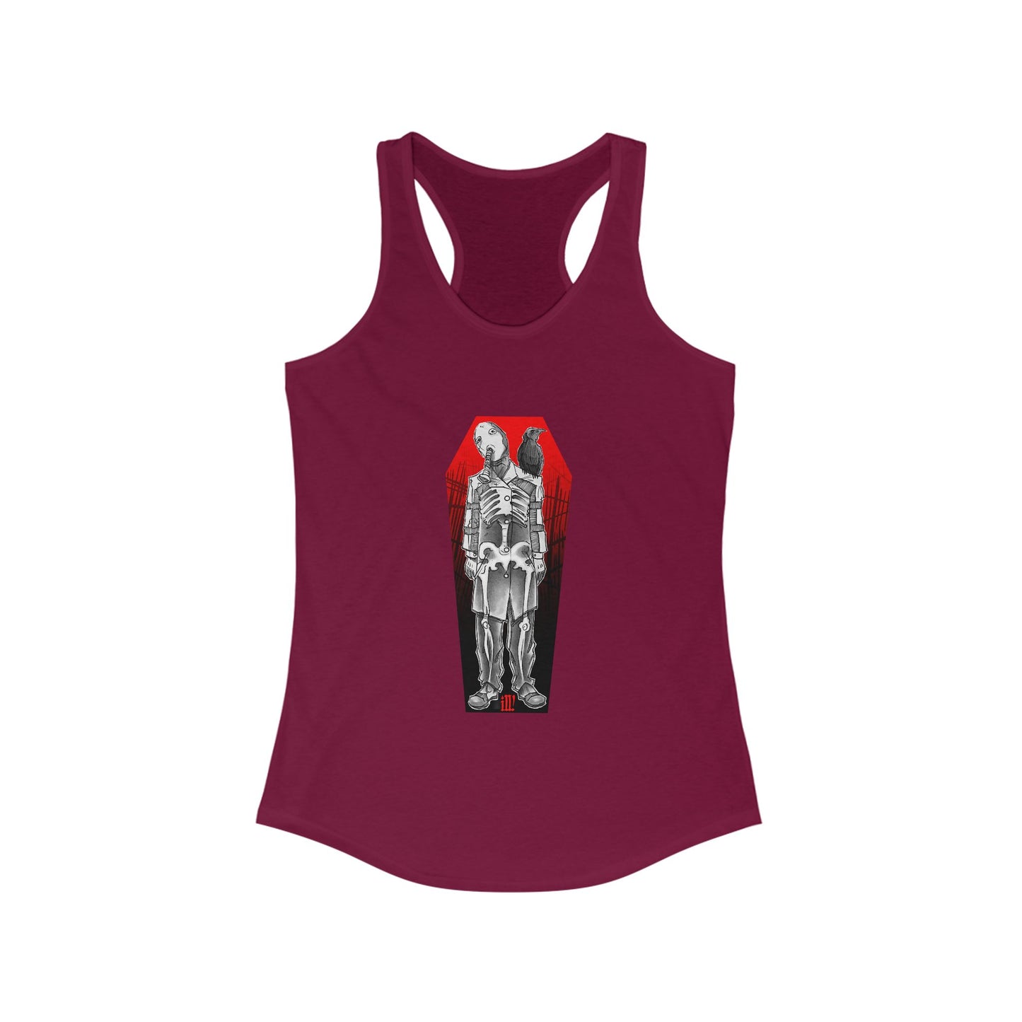 Ill! Artestry Coffin Dr. Nightmare Women's Racerback Tank Top