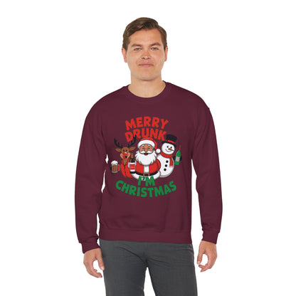 Merry Drunk Christmas Sweatshirt