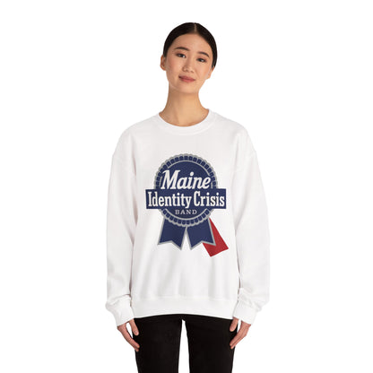 Identity Crisis Unisex Crewneck Sweatshirt Pabst Blue Ribbon Edition