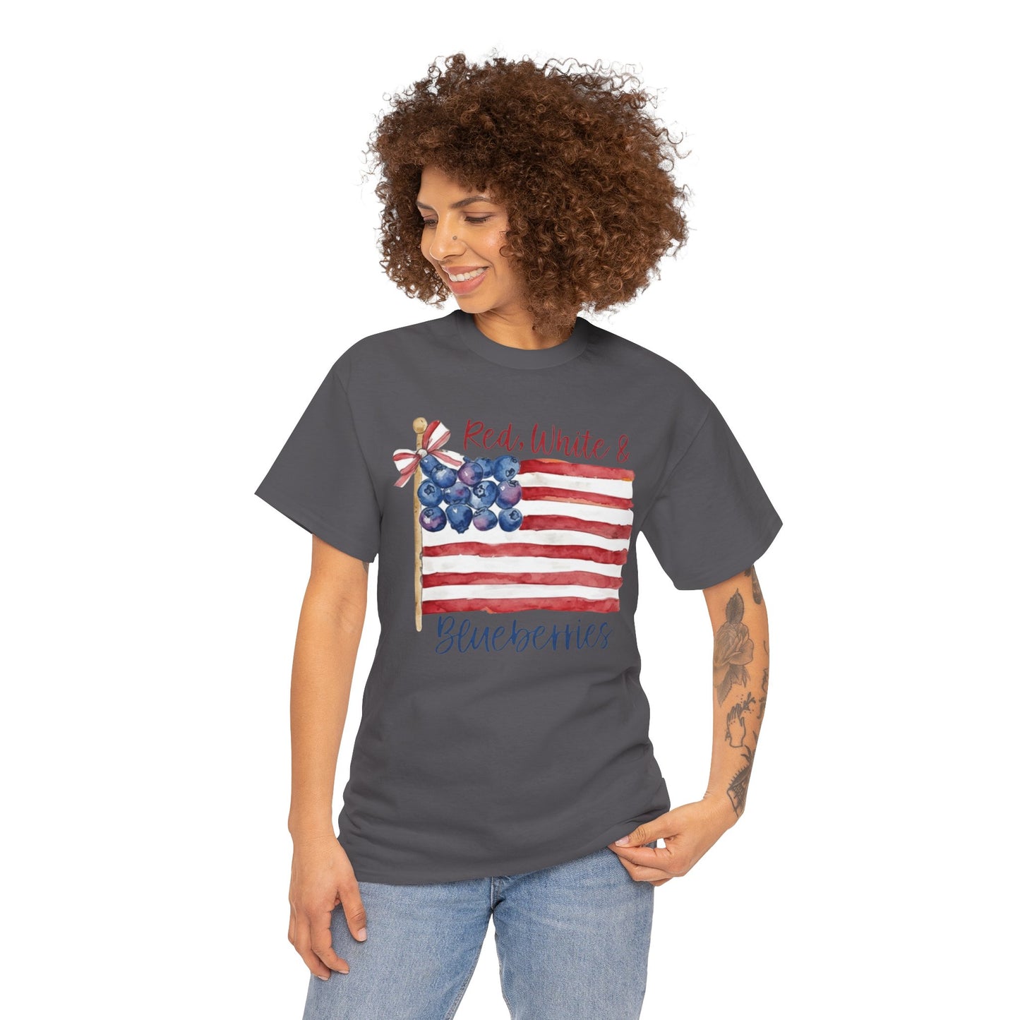 Red, White & Blueberries Tee