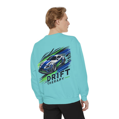 Unisex Sweatshirt - Control the Chaos, Drift Therapy, Casual Wear, Gift for Car Lovers, Everyday Comfort, Streetwear Style
