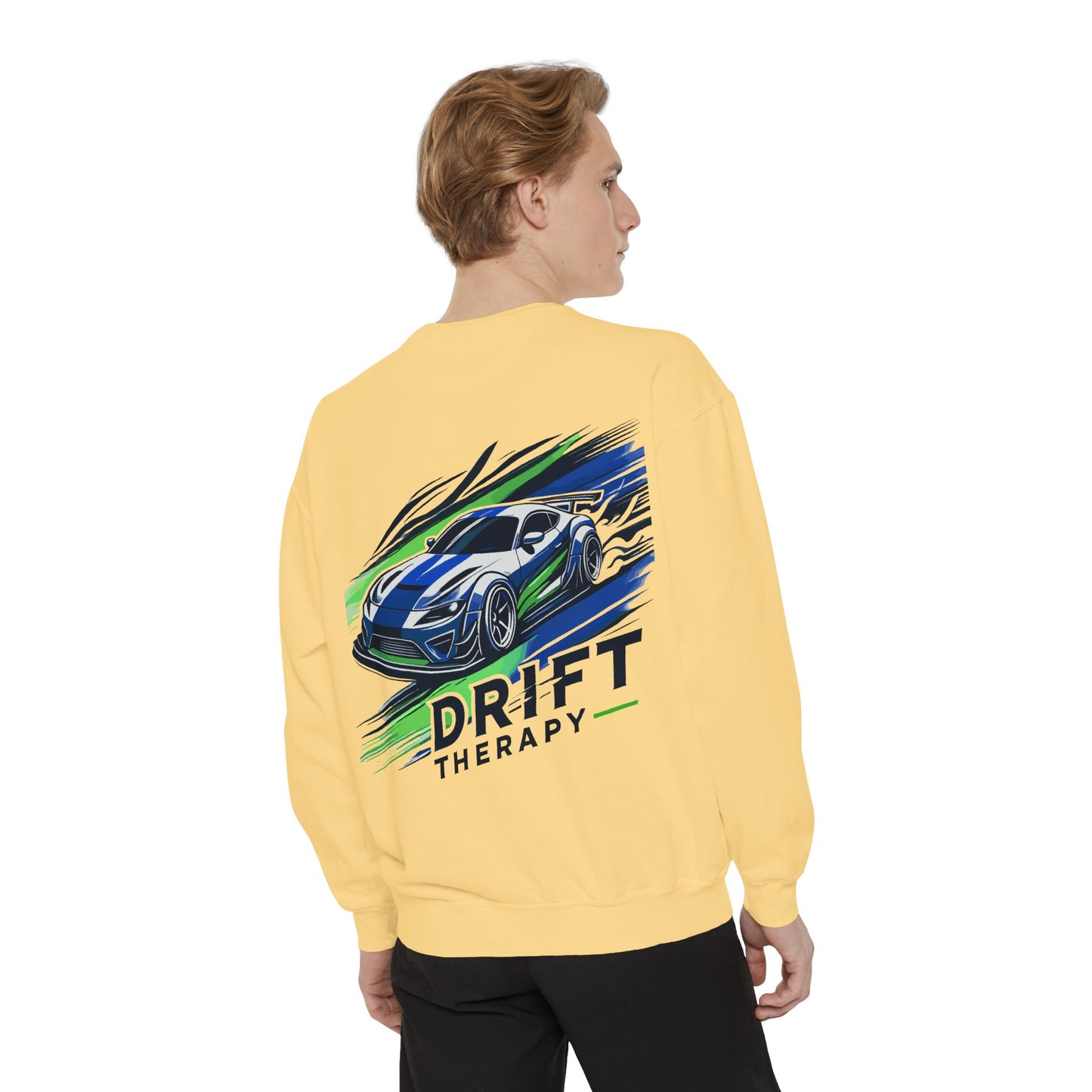 Unisex Sweatshirt - Control the Chaos, Drift Therapy, Casual Wear, Gift for Car Lovers, Everyday Comfort, Streetwear Style