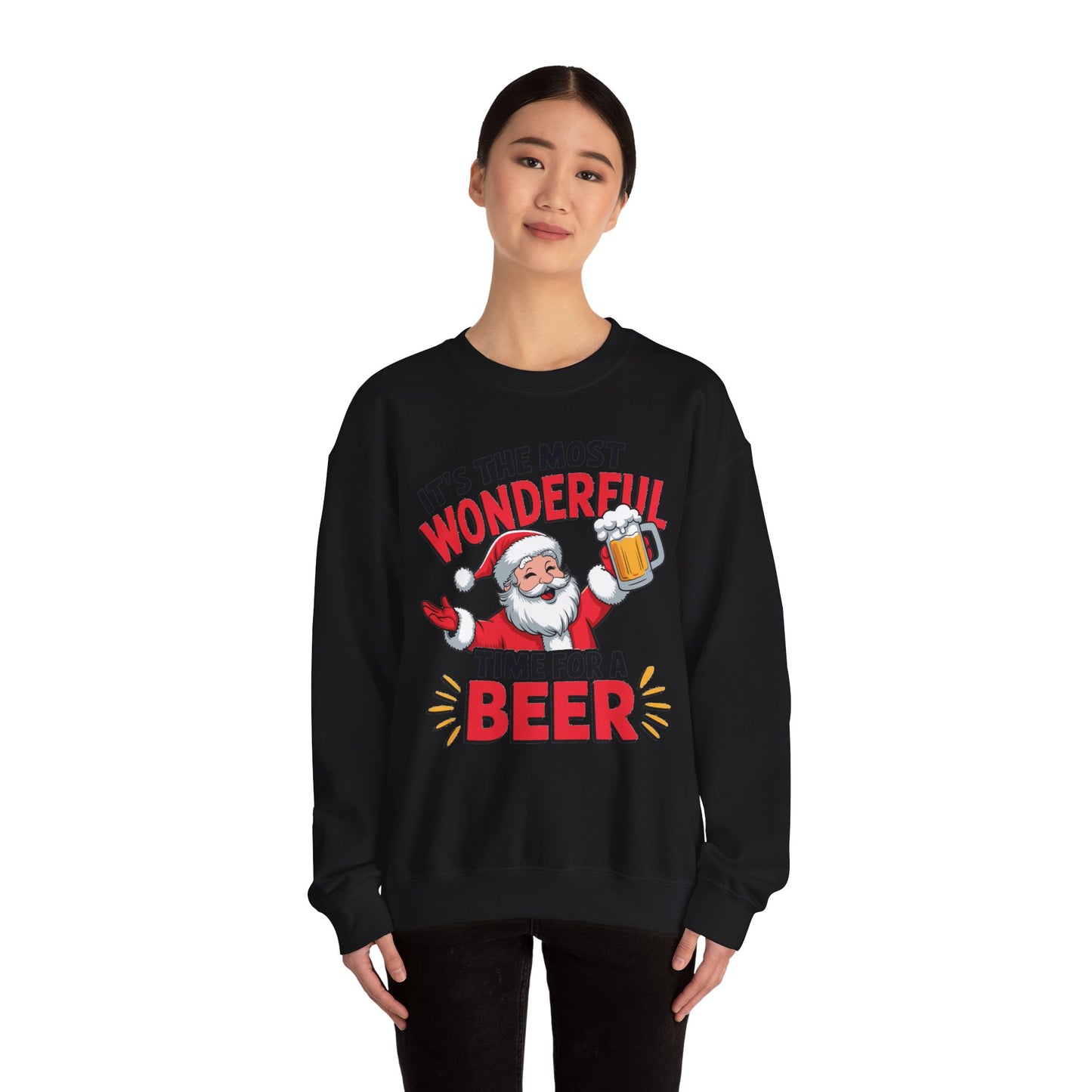 It's The Most Wonderful Time for a Beer Christmas Sweatshirt