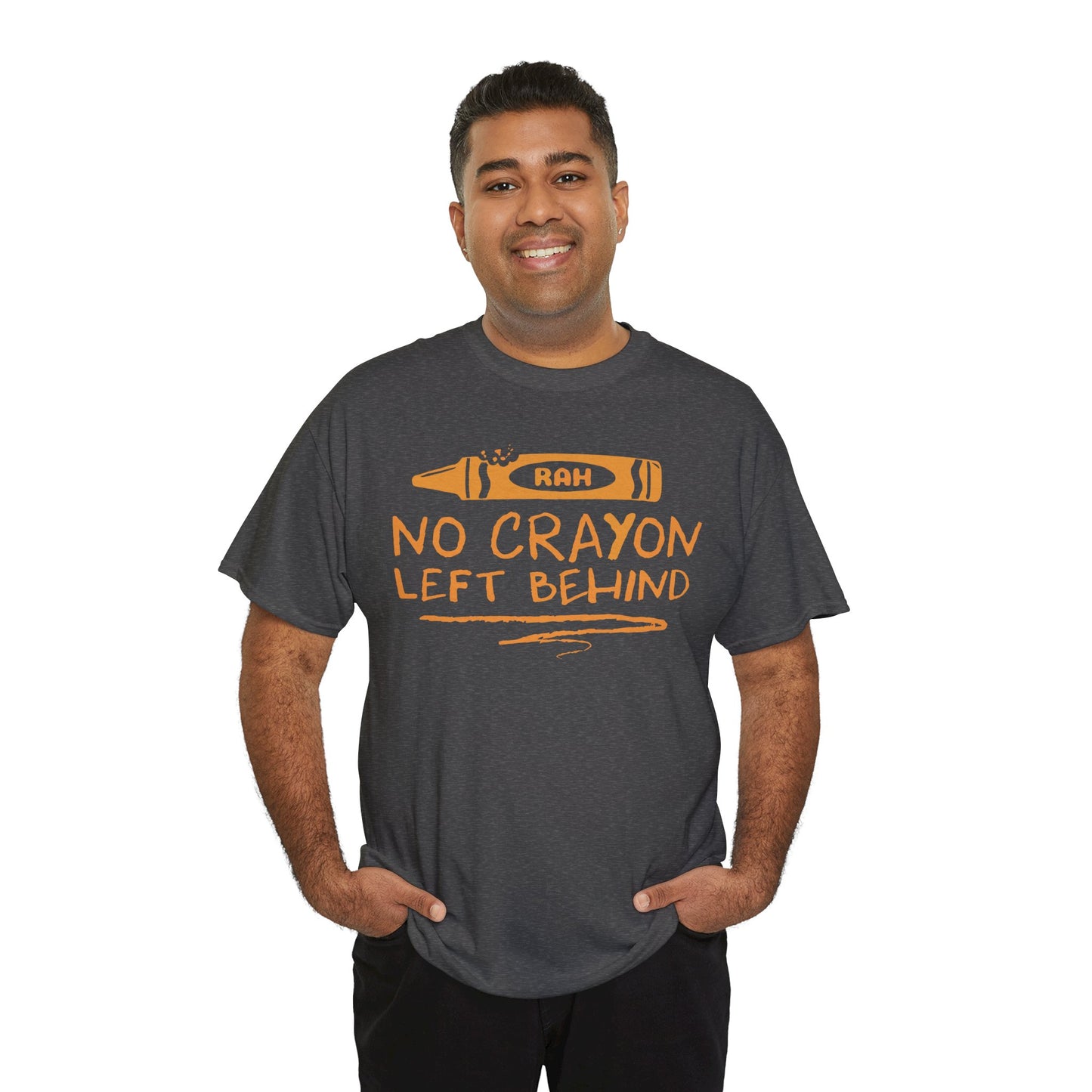 USMC No Crayon Left Behind Unisex Cotton Tee