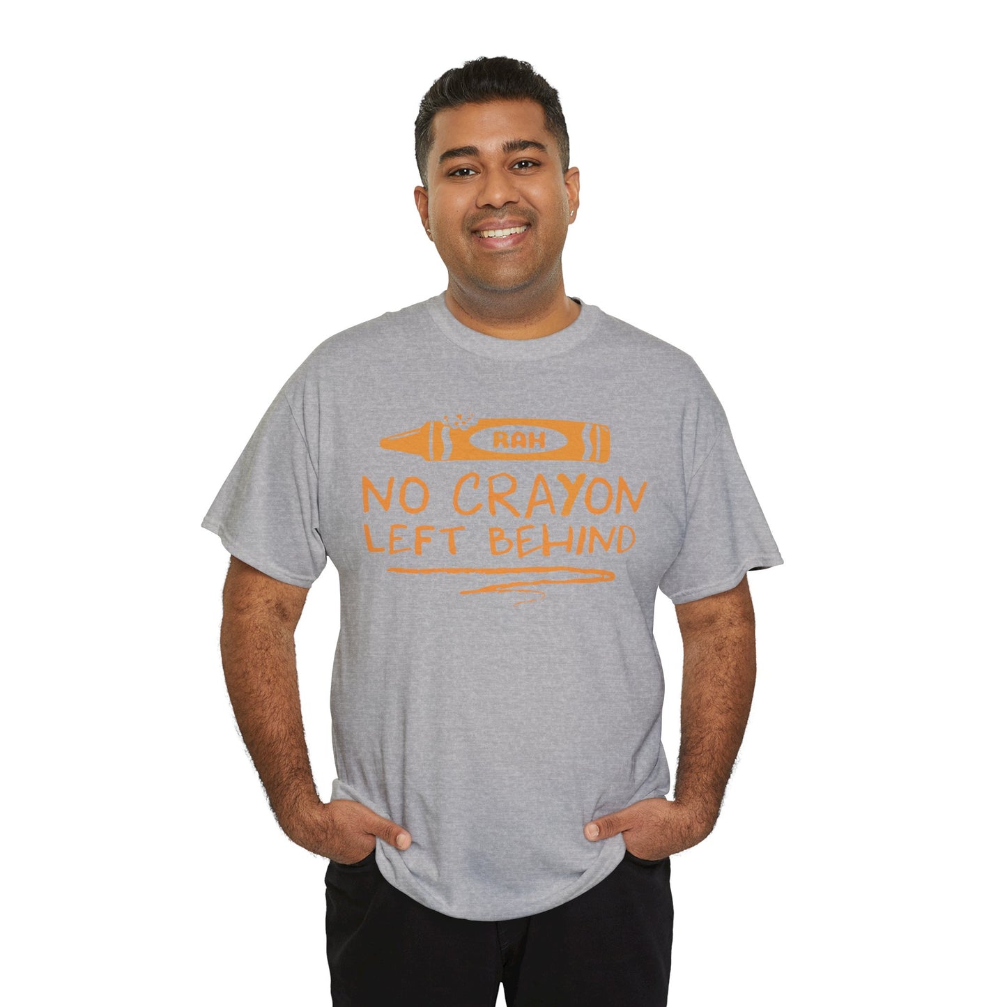 USMC No Crayon Left Behind Unisex Cotton Tee