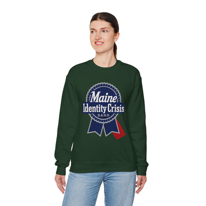 Identity Crisis Unisex Crewneck Sweatshirt Pabst Blue Ribbon Edition