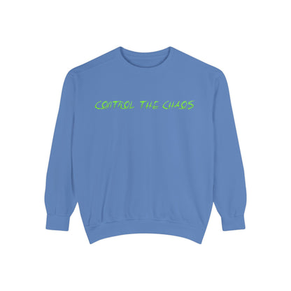 Unisex Sweatshirt - Control the Chaos, Drift Therapy, Casual Wear, Gift for Car Lovers, Everyday Comfort, Streetwear Style