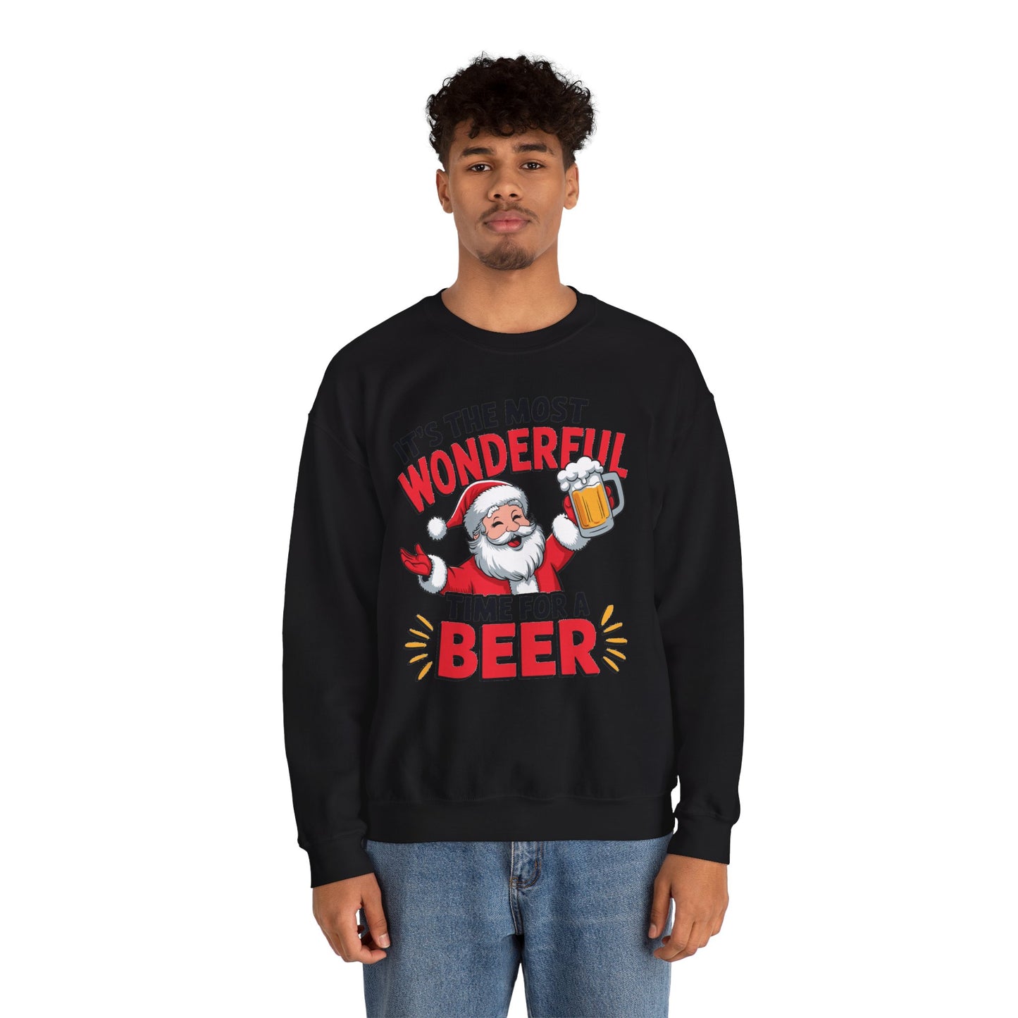 It's The Most Wonderful Time for a Beer Christmas Sweatshirt