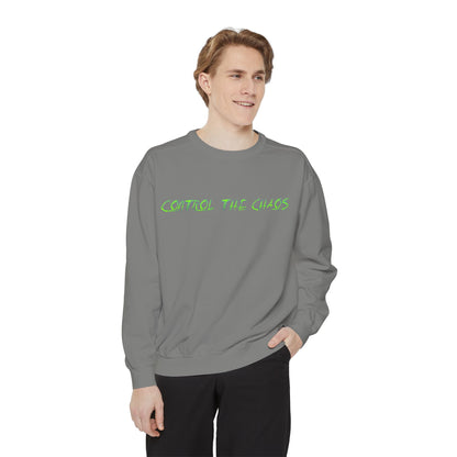 Unisex Sweatshirt - Control the Chaos, Drift Therapy, Casual Wear, Gift for Car Lovers, Everyday Comfort, Streetwear Style