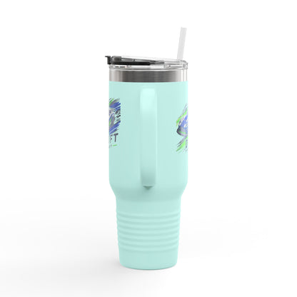 Drift Therapy Insulated Travel Mug | 40oz | Car Enthusiast Gift | Perfect for Road Trips, Coffee Lovers, Sports Fans, Outdoors
